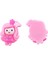 Bebek Akrilik Stıcker Plastik Pembe PK10 1