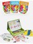 Manyetikli Matematik Yazı Tahtası + 3 Boyama Kitabı - Mıknatıslı Kutulu Tablet - Matematik Seti 1