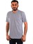 Eserıs V Yaka Kısa Kol Iş Tişörtü - Cepli Regular Fit Gri 4xl 1