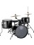 Ludwig The Pocket Kit By Questlove Black Sparkle Çocuklar Için Akustik Davul Seti 1