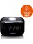 CR-12BK Stereo Saatli Radyo Çift Alarmlı Gece Lambalı Çalar Saat 4
