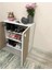 Moda Feneri Cordoba Ayakkabılık Çok Amaçlı Dolap 2 Kapaklı 3 Raflı Mutfak Hol Banyo Balkon Ofis 3