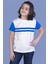 Erkek Çocuk Çizgili Baskılı T-shirt 1