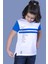 Erkek Çocuk Çizgili Baskılı T-shirt 1
