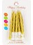 Mum - Pasta Mumu - Doğum Günü - Gold - 10 Adet - 6cm 2