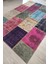 Patchwork Fuşya Multi El Halısı 3