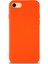 Apple iPhone Se Kılıf Altı Kapalı Içi Kadife Lansman Silikon Arka Kapak - Turuncu 1