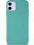 Apple iPhone 11 Kılıf Altı Kapalı Içi Kadife Lansman Silikon Arka Kapak - Turkuaz 1