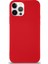 Apple iPhone 12 Pro Max Kılıf Altı Kapalı Içi Kadife Lansman Silikon Arka Kapak - Kırmızı 1