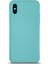 Apple iPhone Xs Max Kılıf Altı Kapalı Içi Kadife Lansman Silikon Arka Kapak - Turkuaz 1