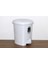 Polytime Pedallı Basmalı İç Kovalı Ofis, Banyo, Mutfak Plastik Çöp Kutusu Kovası - 52 Litre - Beyaz - 57x40x40 Cm. 1