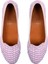 Rollbab Lilac Belle Kadın Katlanabilir Babet Ayakkabı Çanta Set