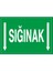 Sığınak Aşağı Ok Uyarı Levhası 1