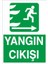 Yangın Çıkışı Sağ Ok Ikaz Levhası 1