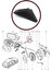 BSP982-1 Renault Megane 2 Için Sol Dış Ayna Çamurluk Bakaliti 8200073430 5