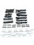 BSR601 Nissan Qashqai 2 J11 Için Panoramic Sunroof Tavan Perde 36 Parça Tamir Takımı 9000004218 2