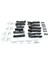 BSR601 Nissan Qashqai 2 J11 Için Panoramic Sunroof Tavan Perde 36 Parça Tamir Takımı 9000004218 3