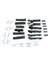 BSR601 Nissan Qashqai 2 J11 Için Panoramic Sunroof Tavan Perde 36 Parça Tamir Takımı 9000004218 5