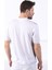 Beyaz/petunia Polo Yaka Desenli Erkek Pamuk Triko T-Shirt 5
