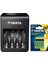 LCD Plug+ Plus Şarj Cihazı + 4*800 Mah Aaa Şarjlı Pil 1