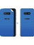 Samsung Galaxy S10E Dekoratif Arka Koruma Sticker Mavi Karbon Fiber 4d 3