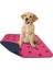 5 Katlı Bordo Pati Baskılı Yıkanabilir ve Emici Köpek Çiş Pedi 75 x 85 cm Bordo Pati Baskılı 1