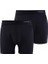 loose Fit 2'li Siyah Boxer 9626 1
