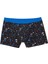 Erkek Gezegen Baskılı Siyah Boxer 092456-900 1