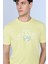 Joshua Sarı Erkek Bisiklet Yaka Tshirt 1