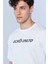 Flemıng Beyaz Erkek Bisiklet Yaka Tshirt 1