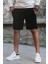 Siyah Erkek Regular Fit Şort 4842 1