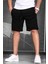 Siyah Erkek Regular Fit Şort 4842 5