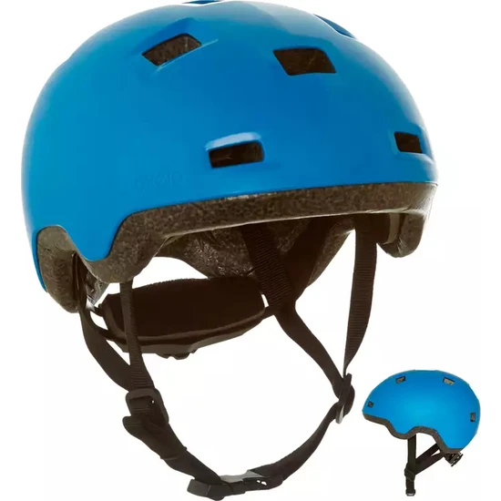 CN Ticaret Çocuk S Beden Bisiklet Paten Kaykay Scooter Mavi Kask