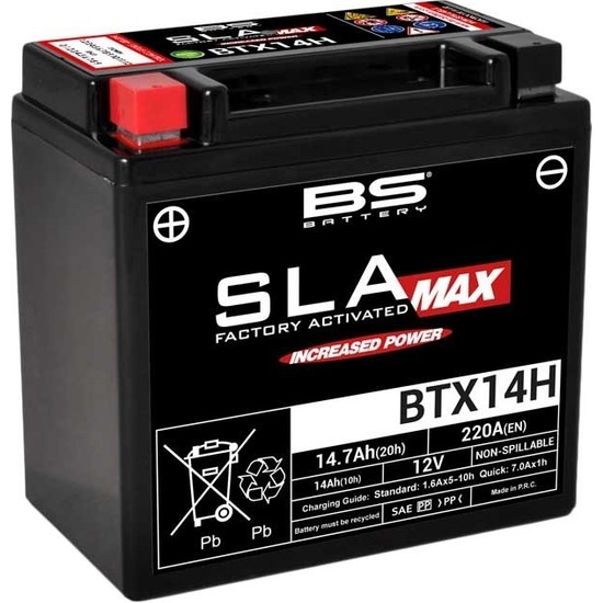 BS Bmw R 1200 R Bs Akü BTX14H Sla Max 2006-2018