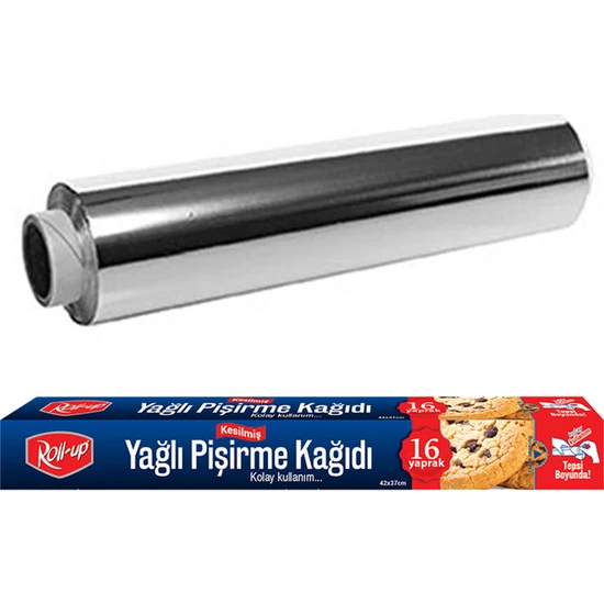 Roll-Up Alüminyum Folyo ve Pişirme Kağıdı 2 Parça Ekonomik Mutfak Seti 8