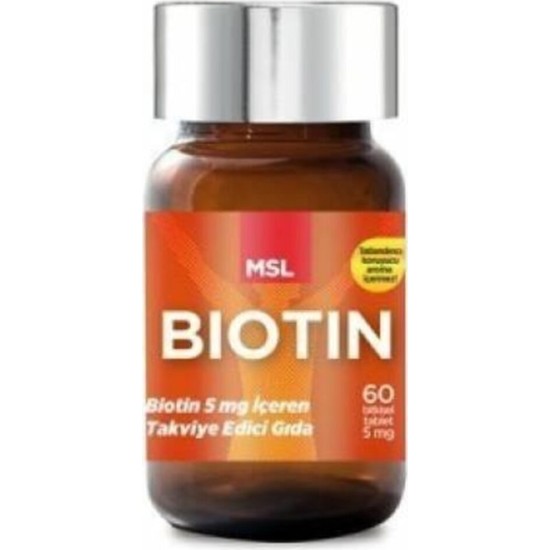 Msl Biotin 5 Mg 60 Tablet