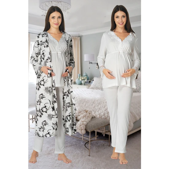 Effortt Sabahlıklı Lohusa Pijama Takımı