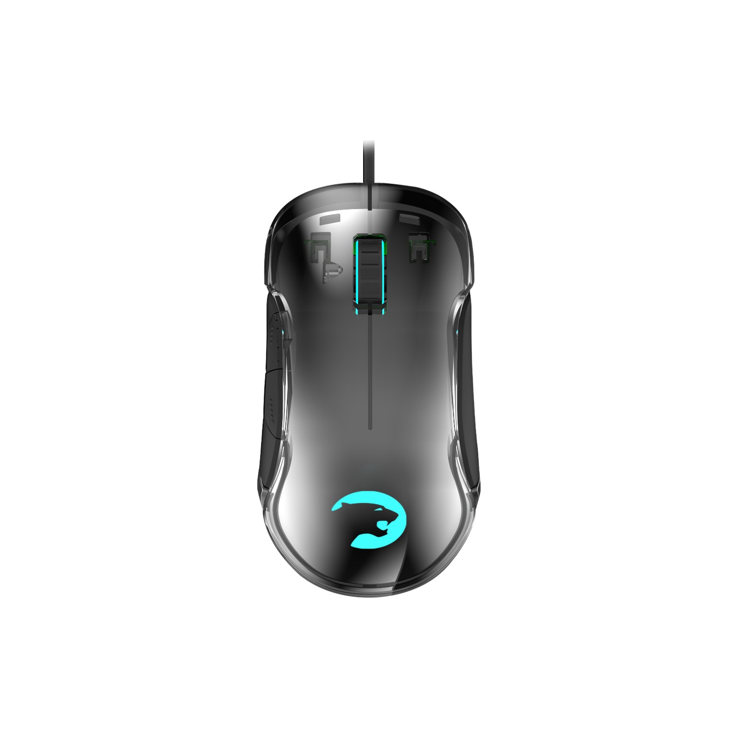 gamepower translucent rgb gaming mouse