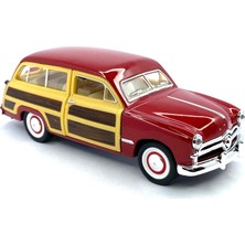 Kinsmart 1949 Ford Woody Wagon  Çek Bırak 5inch. Lisanslı Model Araba, Oyuncak Araba 1:40