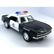 Kinsmart Chevrolet Camaro Z-28 Polis Çek Bırak 5inch. Lisanslı Model Araba, Oyuncak Araba 1:37