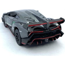 Kinsmart Lamborghini Veneno Çek Bırak 5inch. Lisanslı Model Araba, Oyuncak Araba 1:36