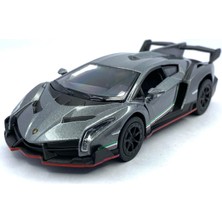 Kinsmart Lamborghini Veneno Çek Bırak 5inch. Lisanslı Model Araba, Oyuncak Araba 1:36