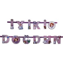 My Paper Craft Sofia Prenses Temalı Iyi Ki Doğdun Yazısı 2 Metre