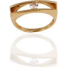 Adil Idil Kuyumculuk Taş Detaylı Ikili Eklem Yüzüğü