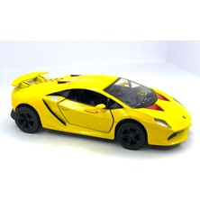 Kinsmart Lamborghini Sesto Elemento - Çek Bırak 5inch. Lisanslı Model Araba, Oyuncak Araba 1:38