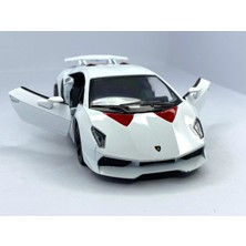 Kinsmart Lamborghini Sesto Elemento - Çek Bırak 5inch. Lisanslı Model Araba, Oyuncak Araba 1:38