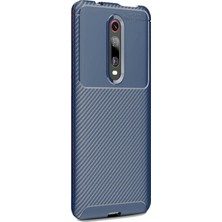 Caseart Xiaomi Mi 9t Karbon Tasarımlı Kapak - Lacivert
