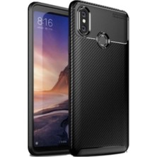 Caseart Xiaomi Redmi Note 6 Pro Karbon Tasarımlı Kapak - Siyah