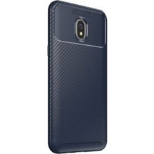 Caseart Xiaomi Redmi 8A Karbon Tasarımlı Kapak - Lacivert