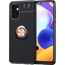 Hesaplı Dünya Samsung Galaxy A32 Kılıf Selfie Yüzüklü Esnek Silikon Rvl